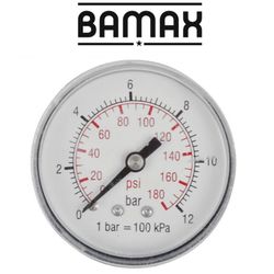 Pressure Gauge 50mm 1/8 Rear Packaged